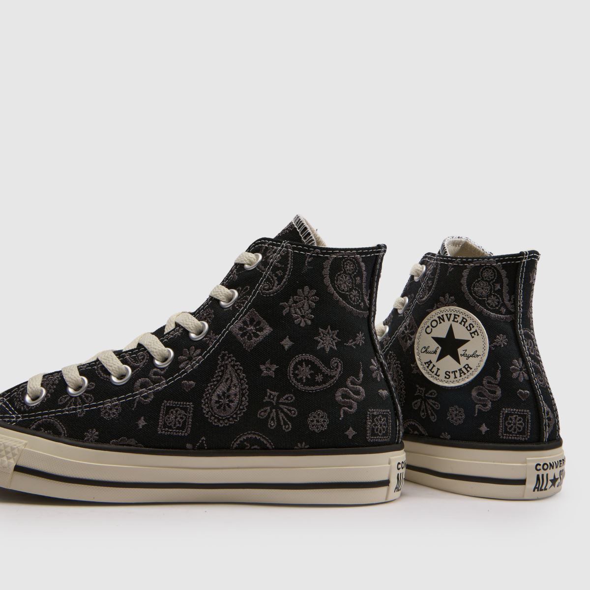 Damen Converse Schwarz-grau All Star Hi Sneaker Converse All Star Hi 7