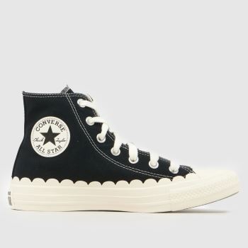 Converse Black & White All Star Hi Womens Trainers
