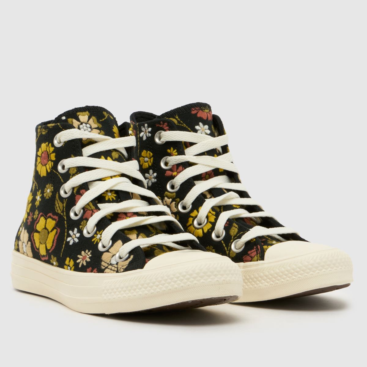 Damen Converse Schwarz-gold All Star Hi Sneaker Converse All Star Hi 3