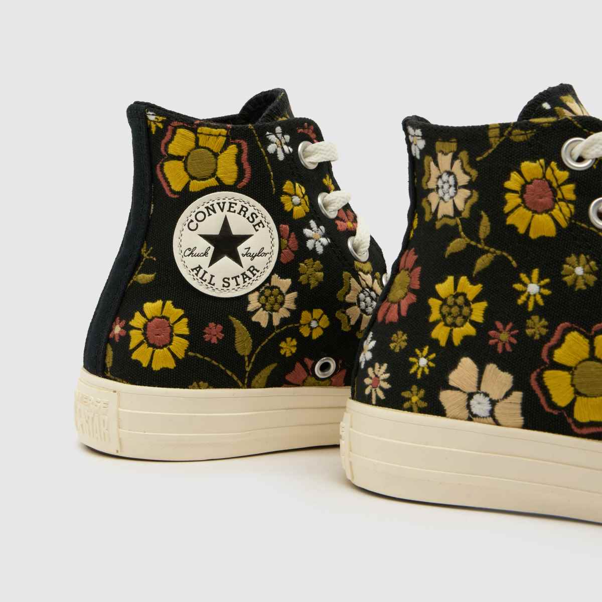 Damen Converse Schwarz-gold All Star Hi Sneaker Converse All Star Hi 7