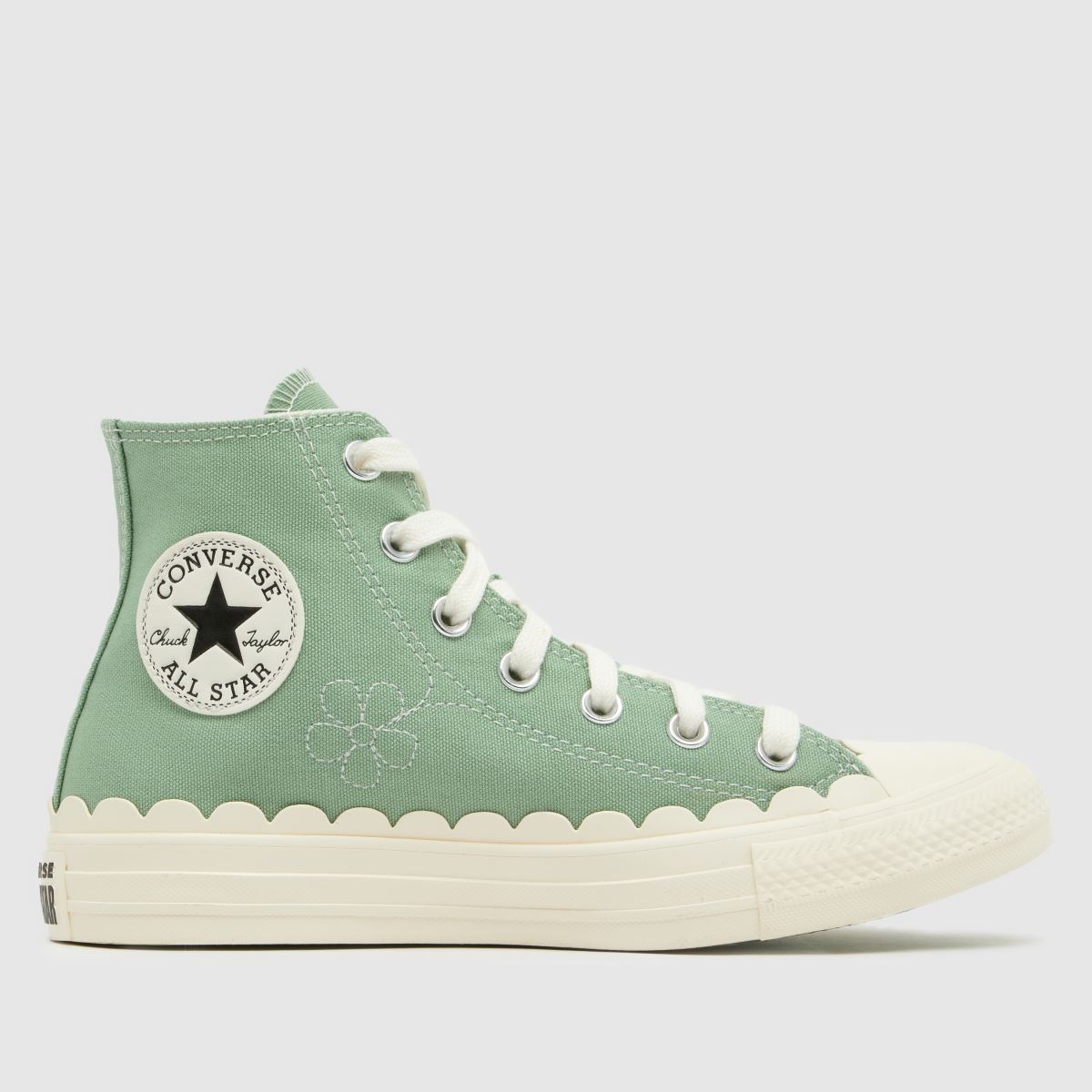 Converse All Star Hi Trainers in Light Green