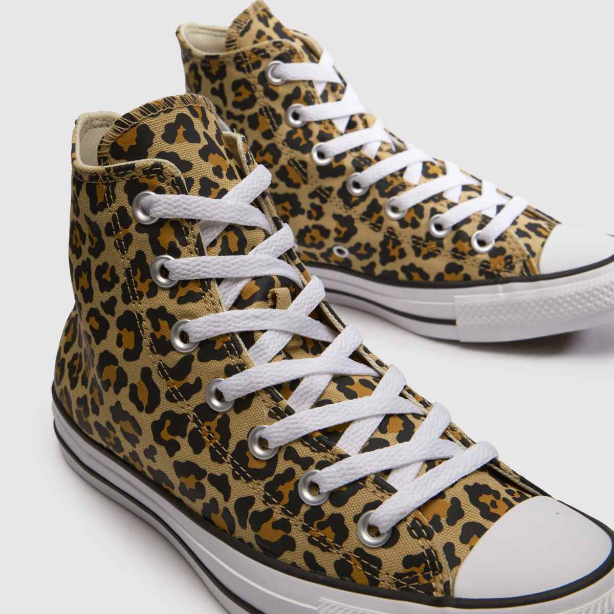 Damen Converse Weiß-braun Ctas Hi Sneaker Converse Ctas Hi 4