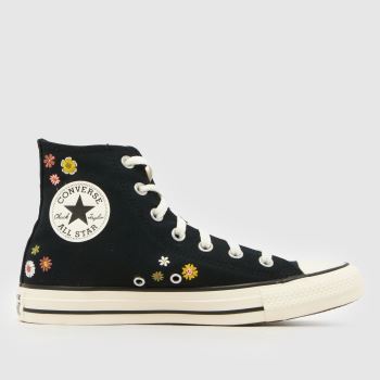 Converse Black Multi All Star Hi Womens Trainers
