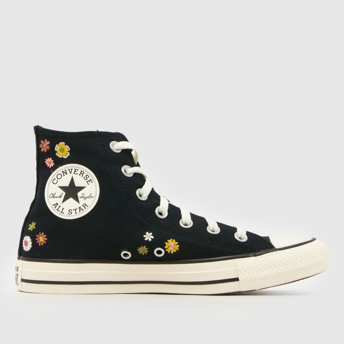 Converse All Star Hi Trainers in Black Multi