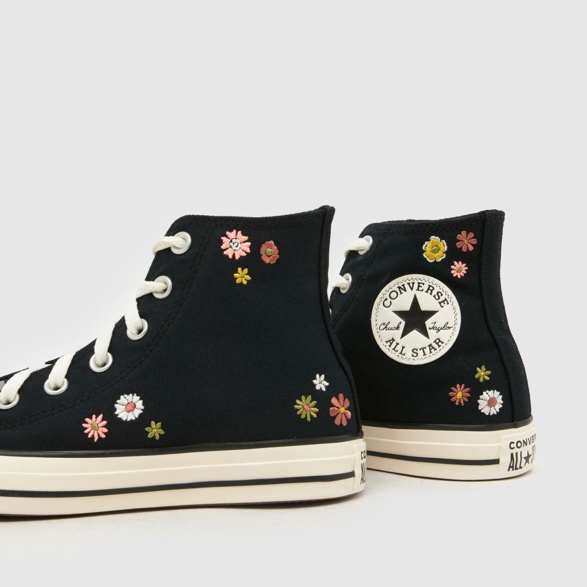 Converse All Star Hi in Black Multi Converse All Star Hi 7