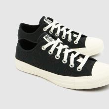 Converse All Star Ox Lace in Black & White Converse All Star Ox Lace,3 of 4