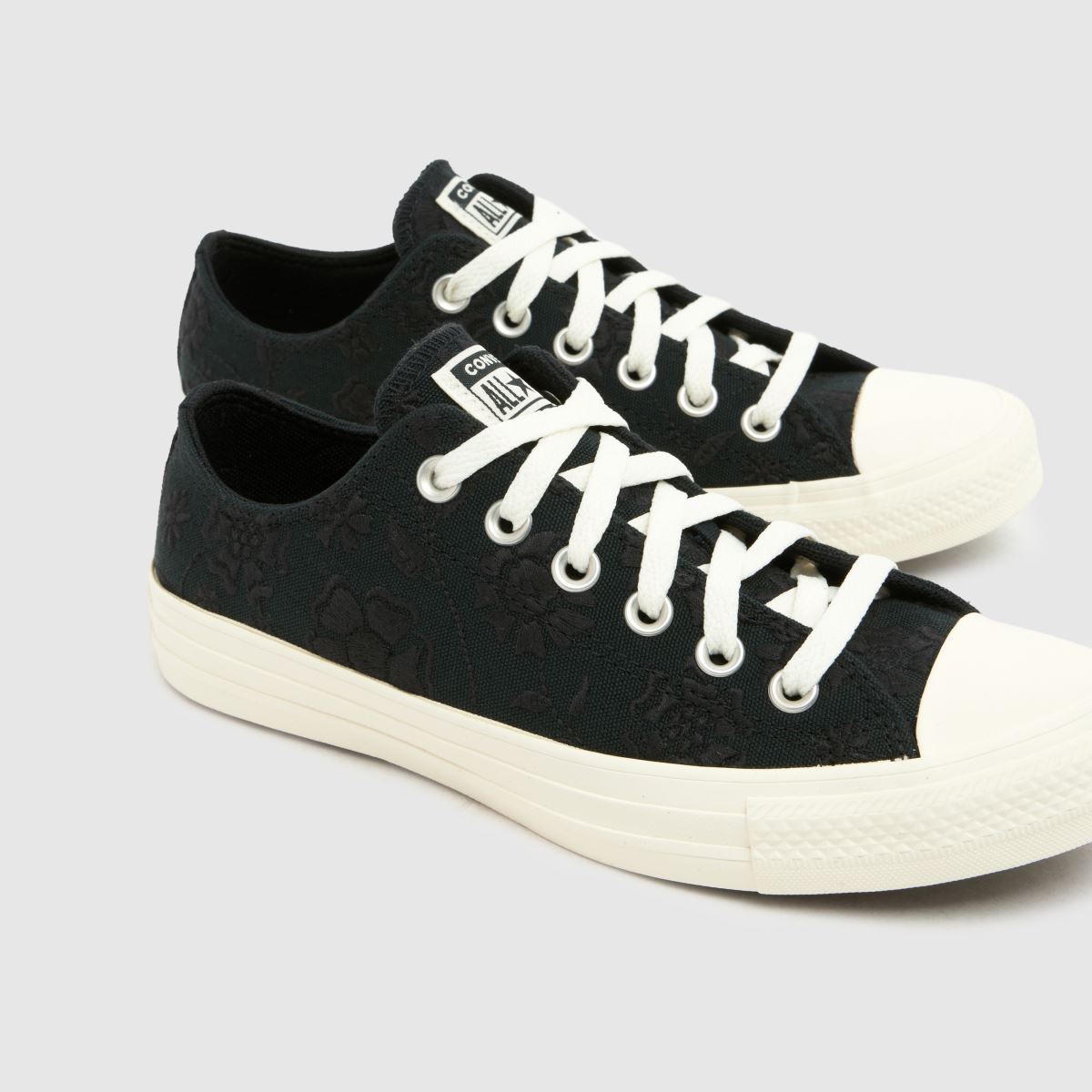 Converse All Star Ox Lace in Black & White Converse All Star Ox Lace 4