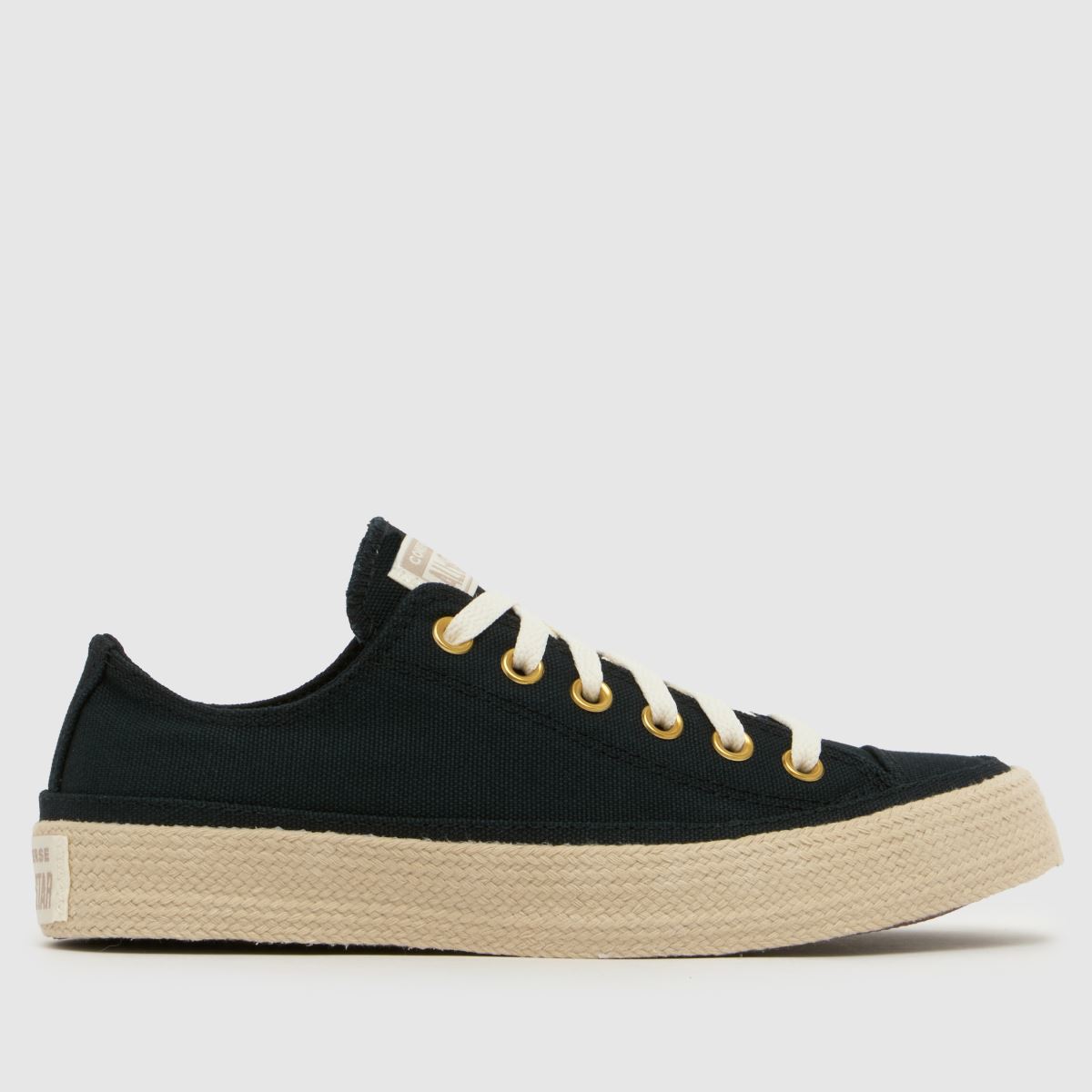 Converse All Star Ox Espadrille Trainers in Black Multi