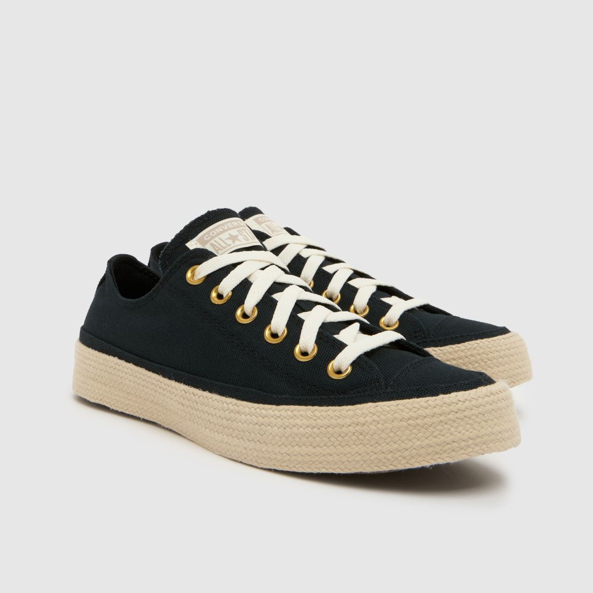 Converse All Star Ox Espadrille in Black Multi Converse All Star Ox Espadrille 4
