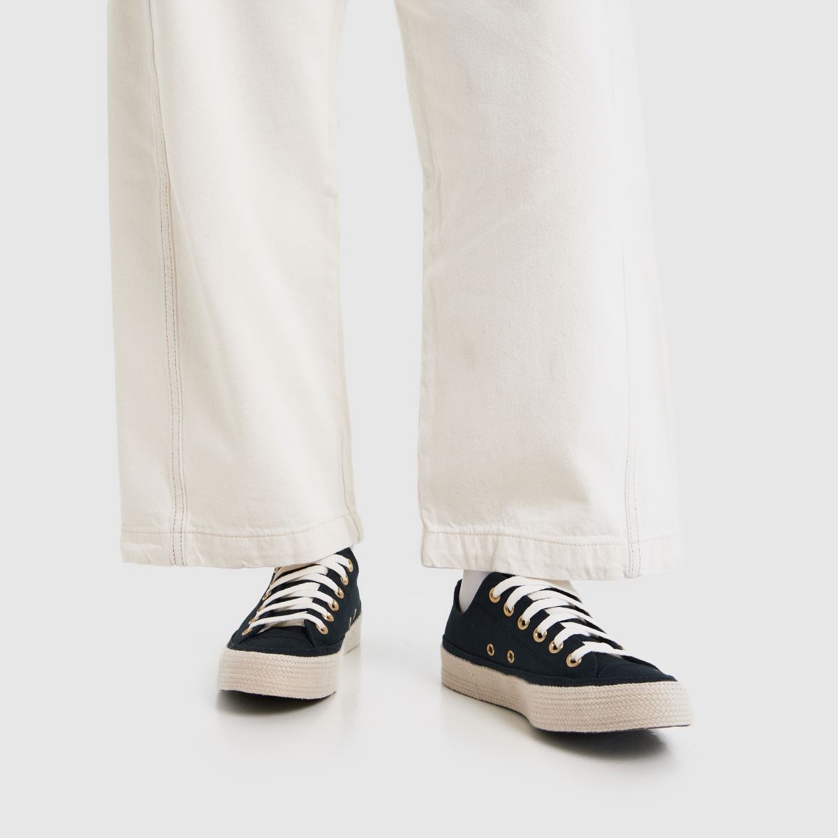 Converse All Star Ox Espadrille in Black Multi Converse All Star Ox Espadrille 8