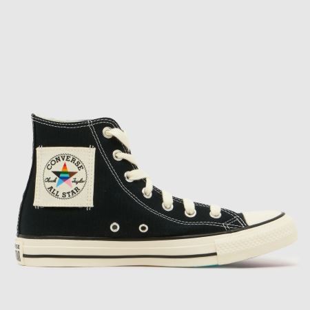 Womens Black Multi Converse All Star Hi Hello Kitty Trainers | schuh
