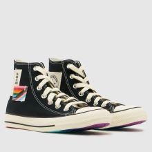 Converse All Star Hi Pride in Black Multi Converse All Star Hi Pride,2 of 4