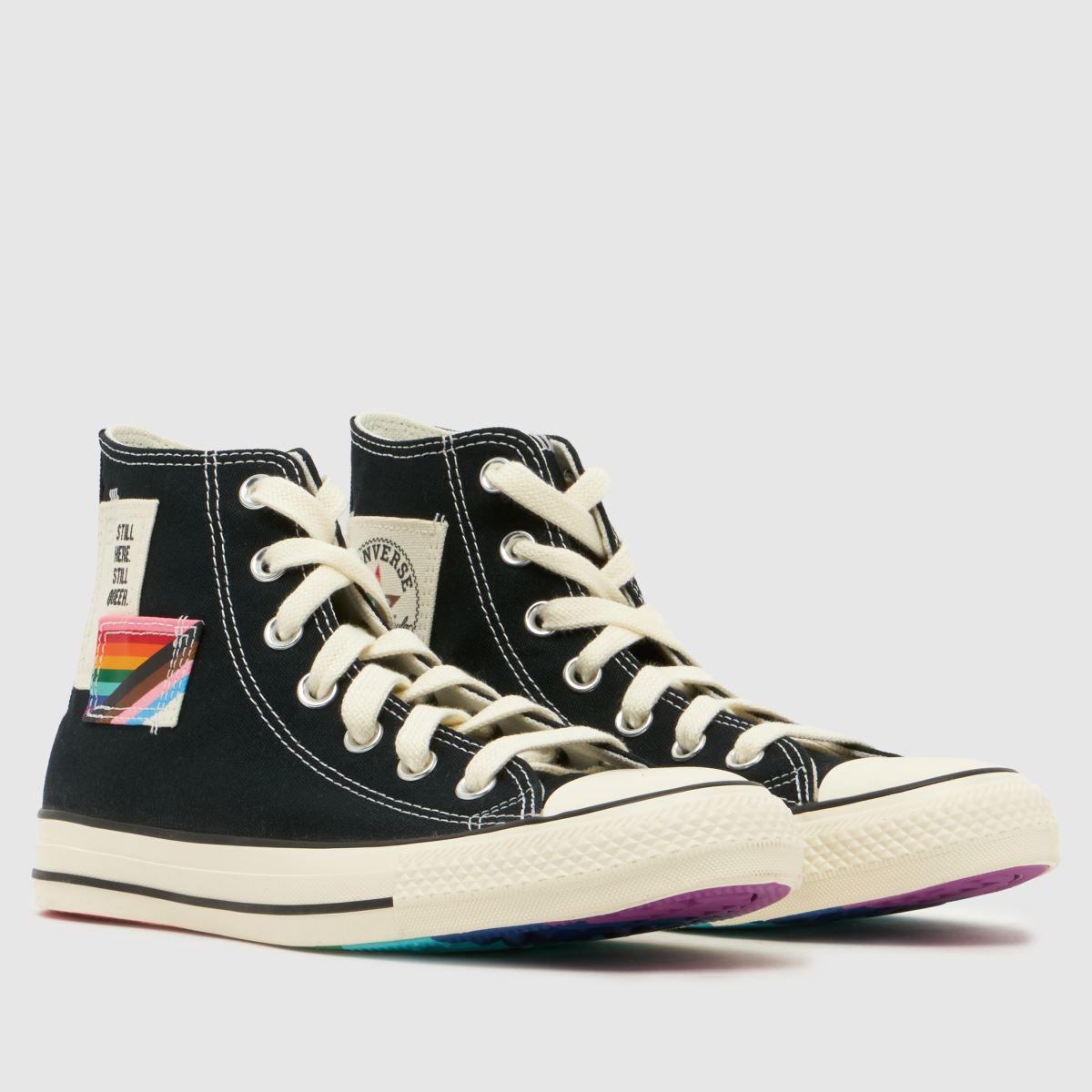 Converse All Star Hi Pride in Black Multi Converse All Star Hi Pride 3