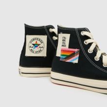 Converse All Star Hi Pride in Black Multi Converse All Star Hi Pride,3 of 4