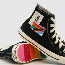 Converse All Star Hi Pride in Black Multi Converse All Star Hi Pride,4 of 4