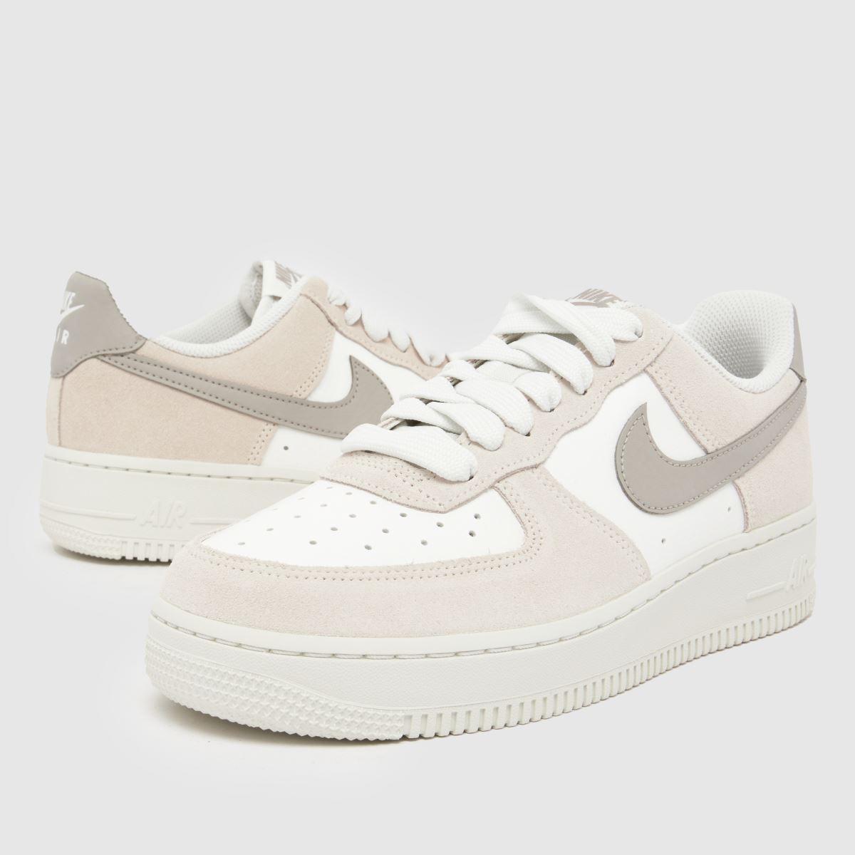 Womens Natural Nike Air Force Trainers schuh