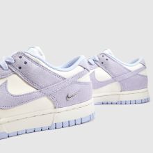 Nike Dunk Low in White & Pl Blue Nike Dunk Low,4 of 4