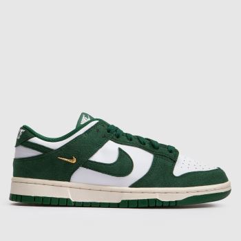 Nike Weiß-Grün Dunk Low Damen Sneaker