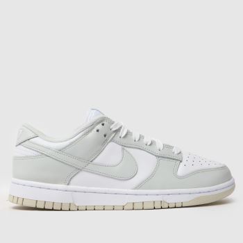 Nike White & grey Dunk Low Womens Trainers