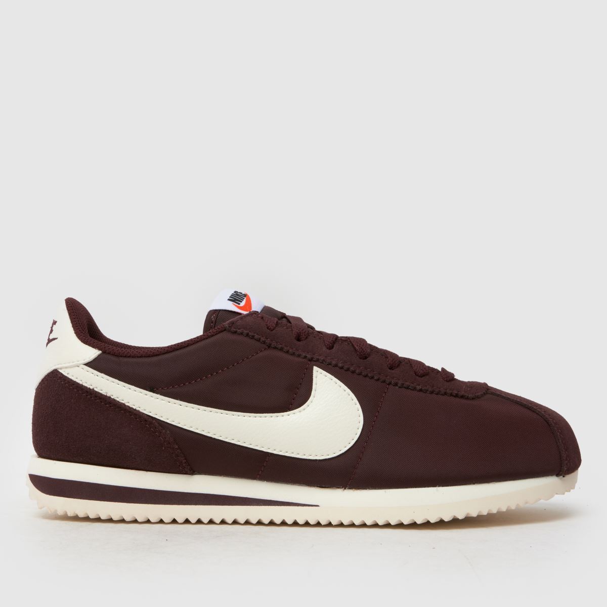 Womens Burgundy Nike Cortez Trainers schuh