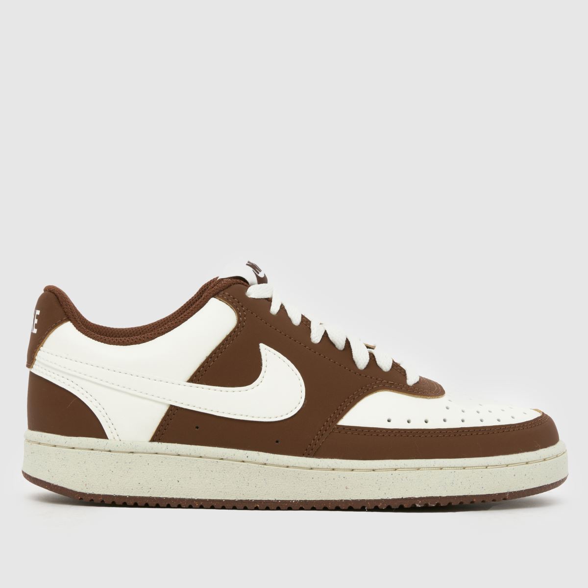 nike tan court vision low trainers
