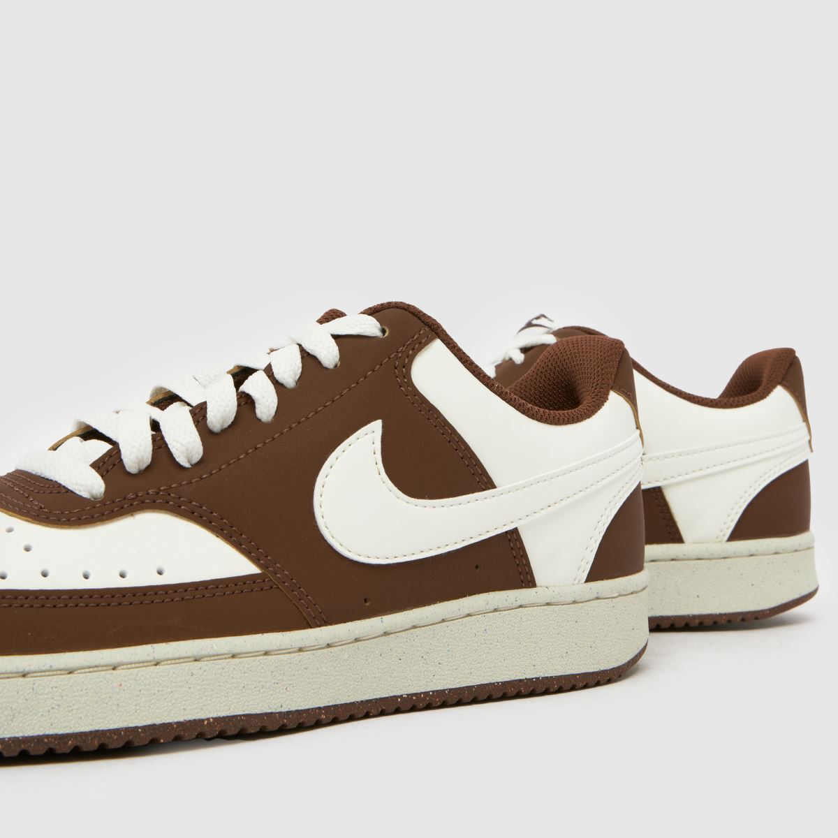 Nike Court Vision in Brown & White Nike Court Vision 7
