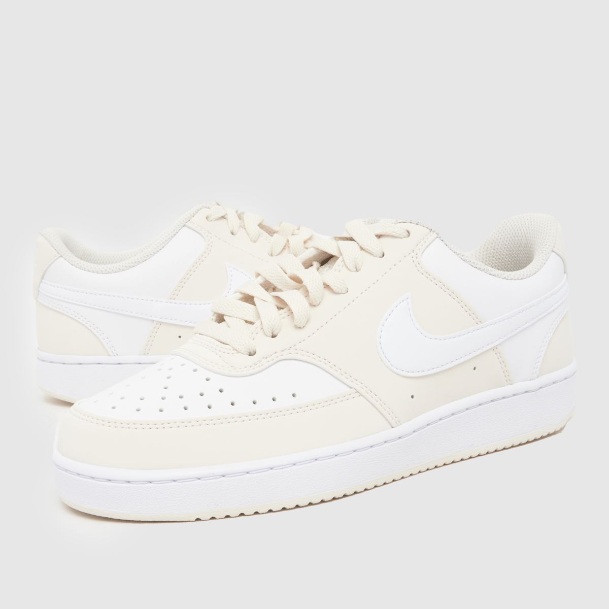 Nike Court Vision in White & Beige Nike Court Vision 7