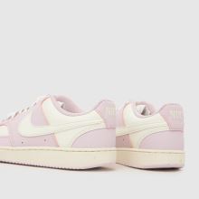 Nike Court Vision in White & Pink Nike Court Vision,4 of 4