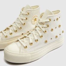 Converse All Star Lift Hi in Off-White Multi Converse All Star Lift Hi,4 of 4