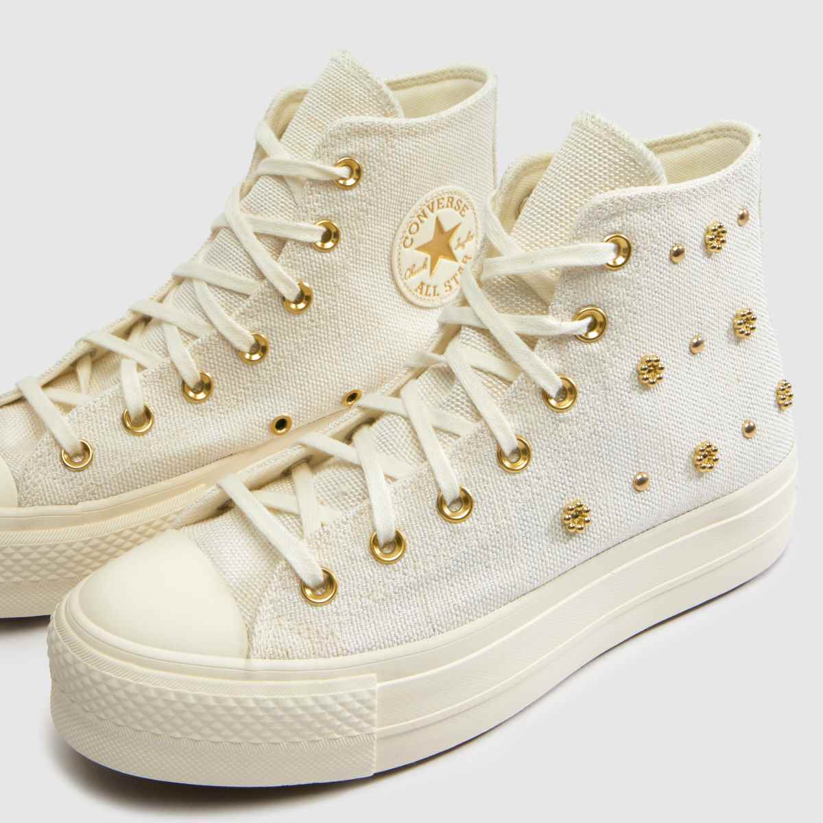 Converse All Star Lift Hi in Off-White Multi Converse All Star Lift Hi 7