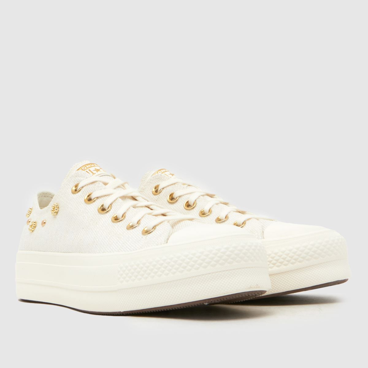 Converse All Star Lift Ox in Off-White Multi Converse All Star Lift Ox 3