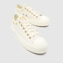 Converse All Star Lift Ox in Off-White Multi Converse All Star Lift Ox,3 of 4