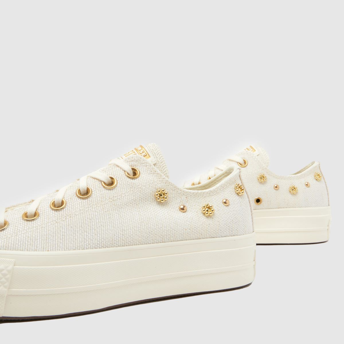 Converse All Star Lift Ox in Off-White Multi Converse All Star Lift Ox 7