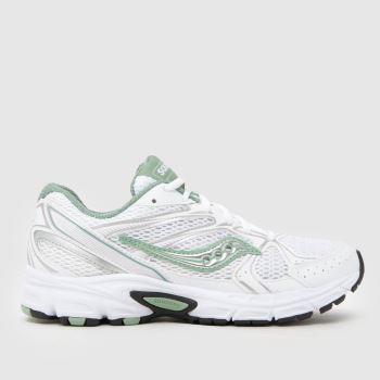 Saucony White & Green Ride Millennium Womens Trainers