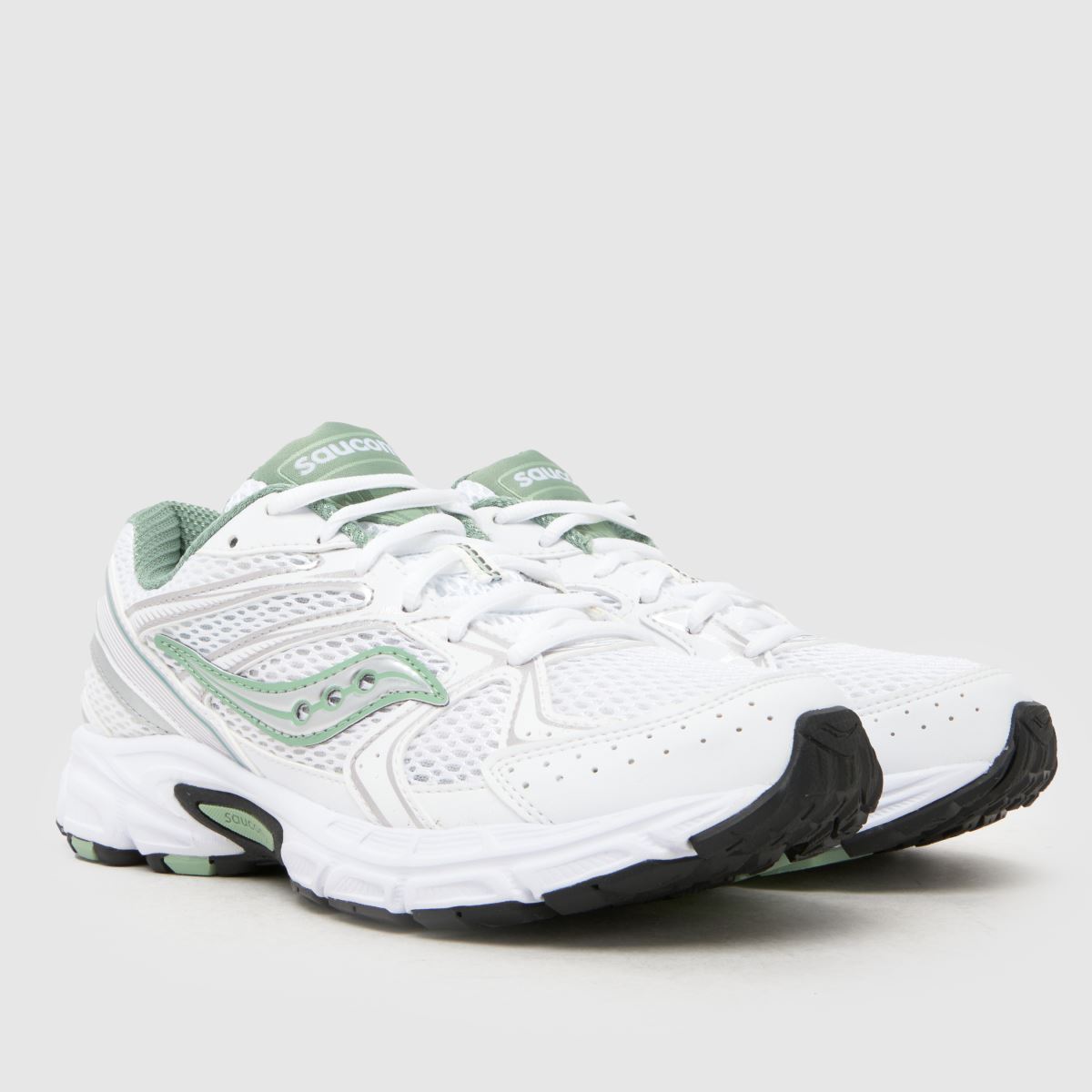Saucony Ride Millennium in White & Green Saucony Ride Millennium 3