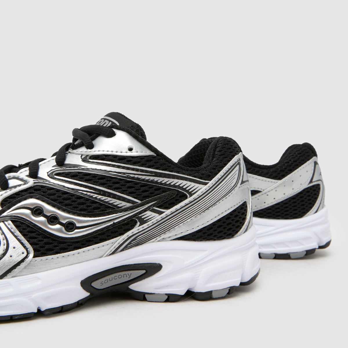 Saucony Ride Millennium in Black & Silver Saucony Ride Millennium 7
