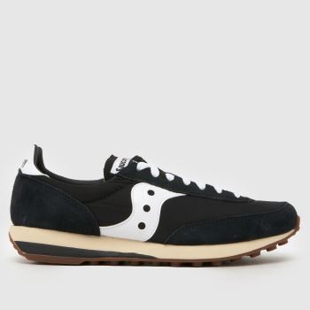 Saucony Black & White Trainer 80 Womens Trainers