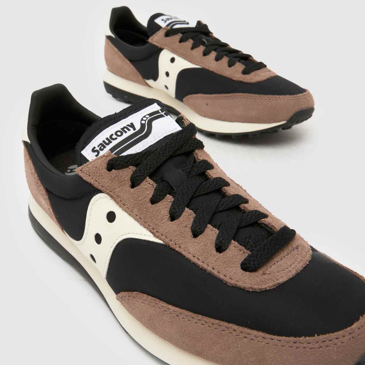 Saucony Trainer 80 in Black & Brown Saucony Trainer 80 4