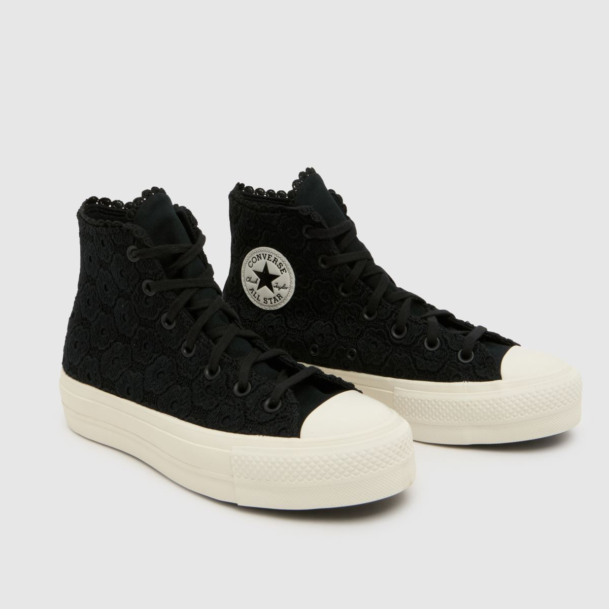 Converse All Star Lift Platform Hi in Black Multi Converse All Star Lift Platform Hi 4