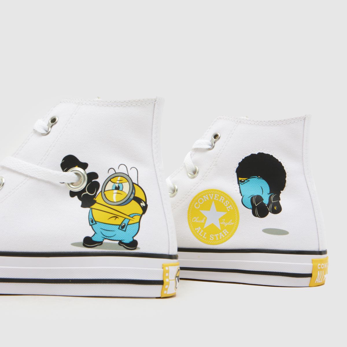 Converse All Star Hi Minions in White Multi Converse All Star Hi Minions 7