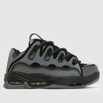 OSIRIS Black & Grey D3 2001 Womens Trainers