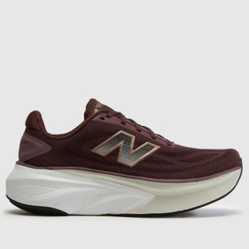 New Balance Burgundy Fresh Foam More V6 Womens Trainers