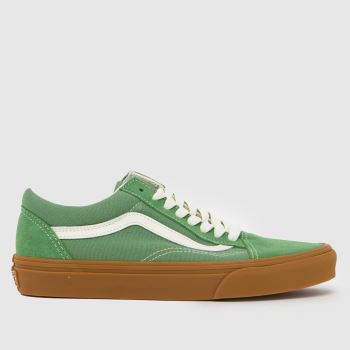 Vans Green Old Skool Womens Trainers
