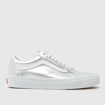Vans Silver Old Skool Womens Trainers