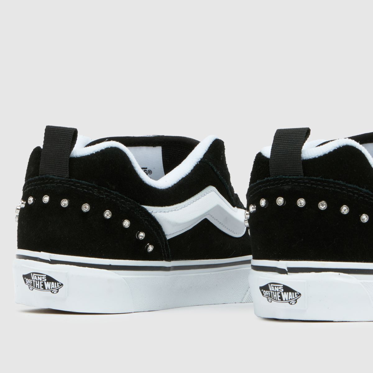 Damen Vans Schwarz-weiß Knu Skool Rhinestone Sneaker Vans Knu Skool Rhinestone 7