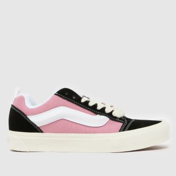 Vans Black & pink Knu Skool Womens Trainers