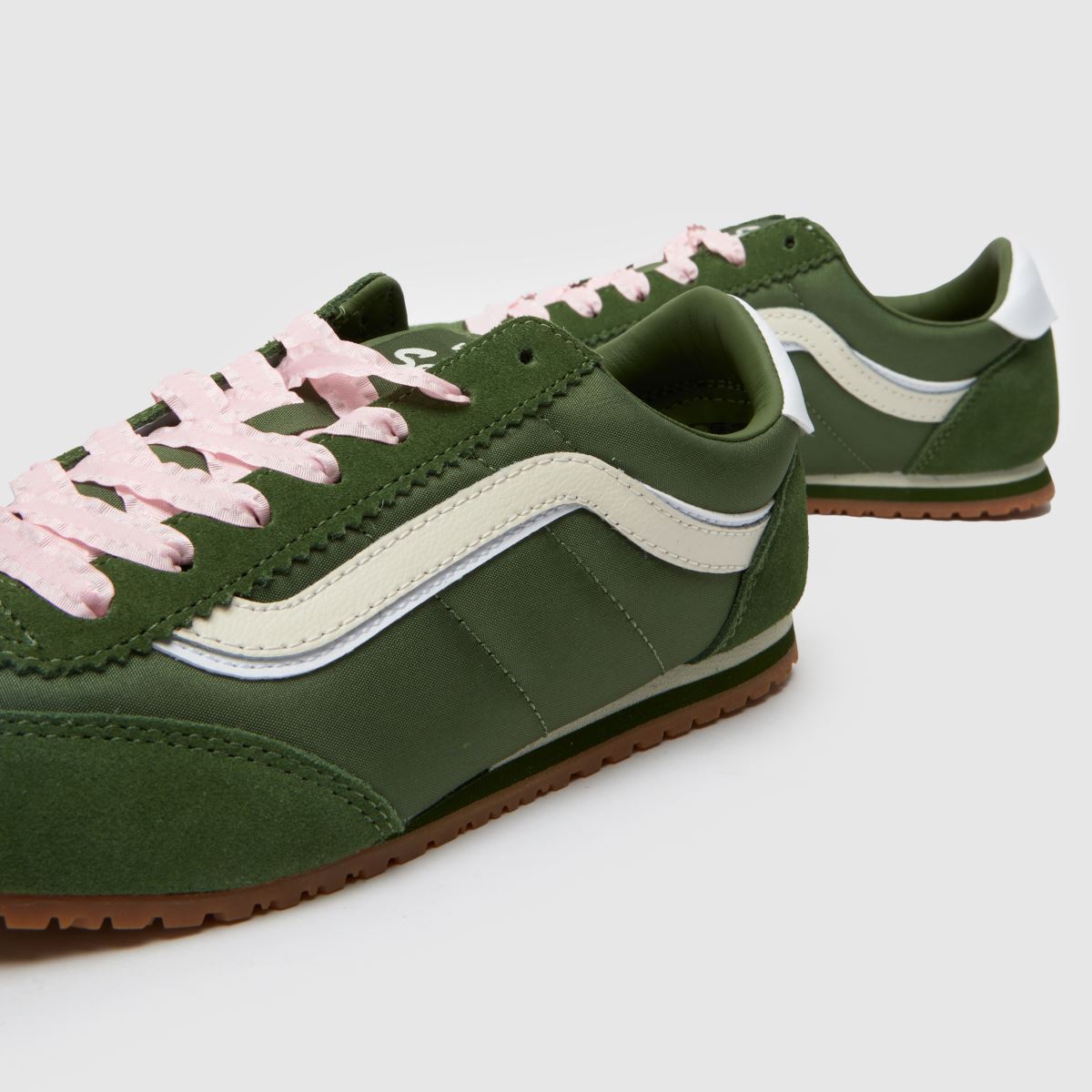 Green Shoes Vans Old Skool Damen Olive Olive Green Old Skool Vans