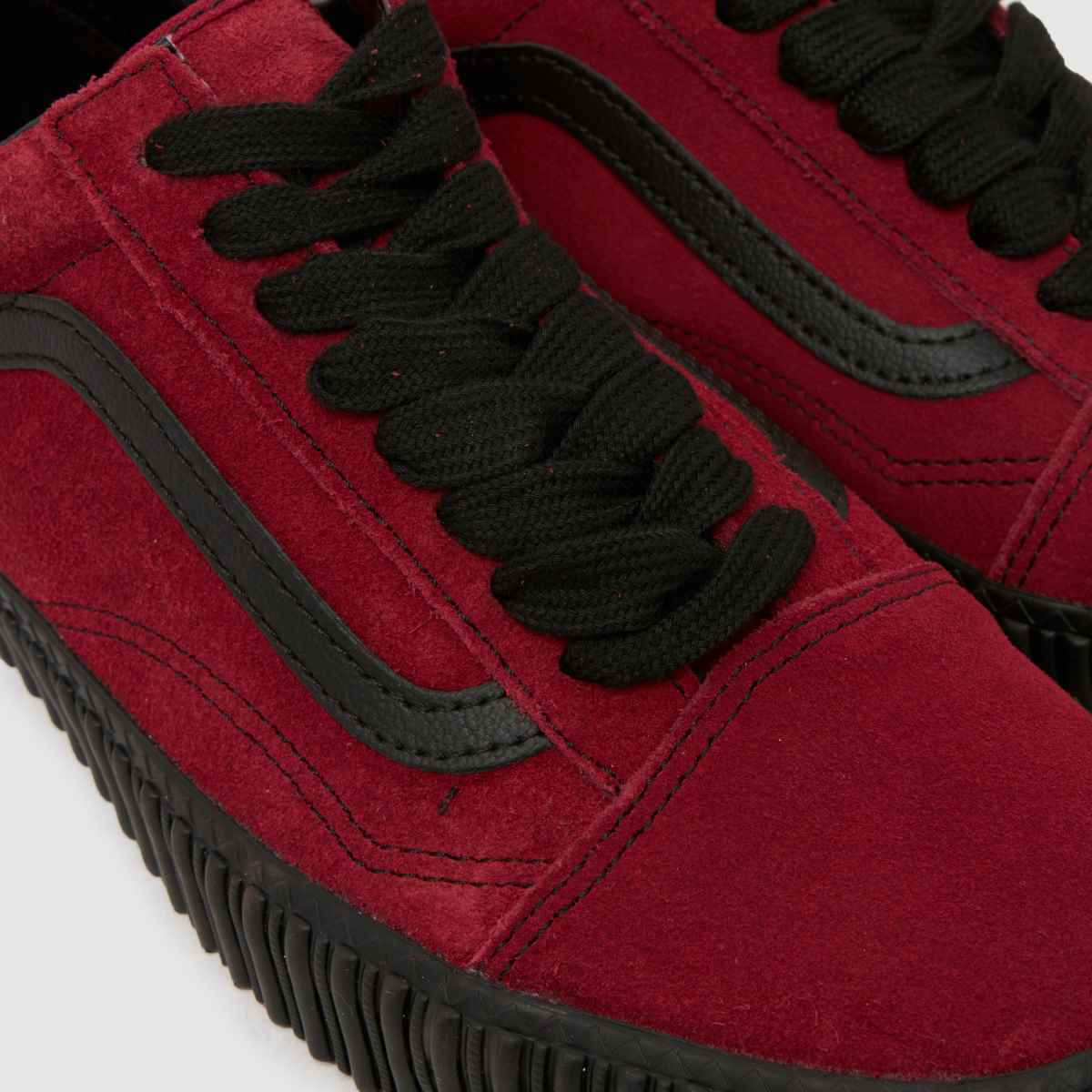 Damen Vans Rot Old Skool Creeper Sneaker Vans Old Skool Creeper 4