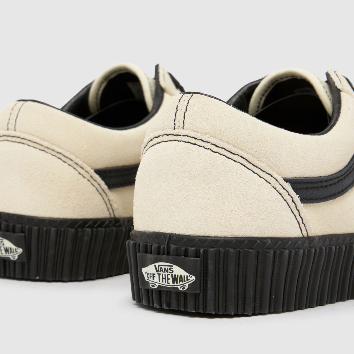 Vans Old Skool Creeper in Off-White Multi Vans Old Skool Creeper 7
