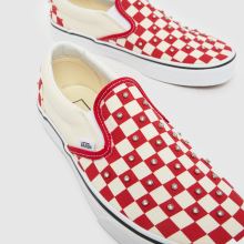 Vans Classic Slip-on Rhinestone in White & Red Vans Classic Slip-on Rhinestone,3 of 4